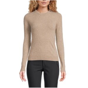 100% Cashmere Long-Sleeve Crewneck Sweater